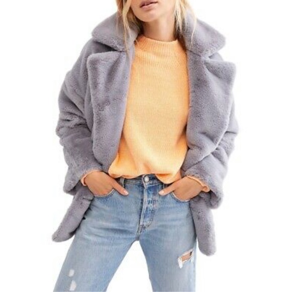 Free People Jackets & Blazers - Free People faux fur Teddy coat